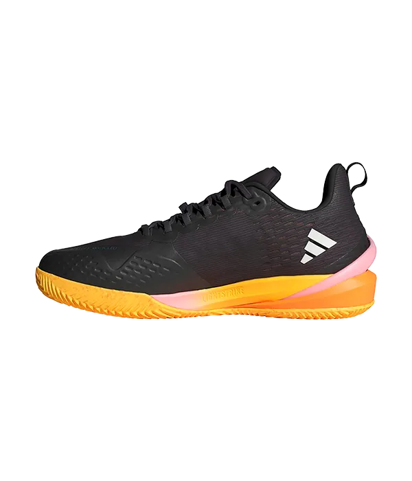 Zapatillas Adidas Adizero Cybersonic M Clay Negro/Naranja - Imagen 4