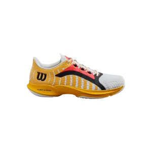 Zapatillas Wilson Hurakn Pro White/OldGold/Fiery