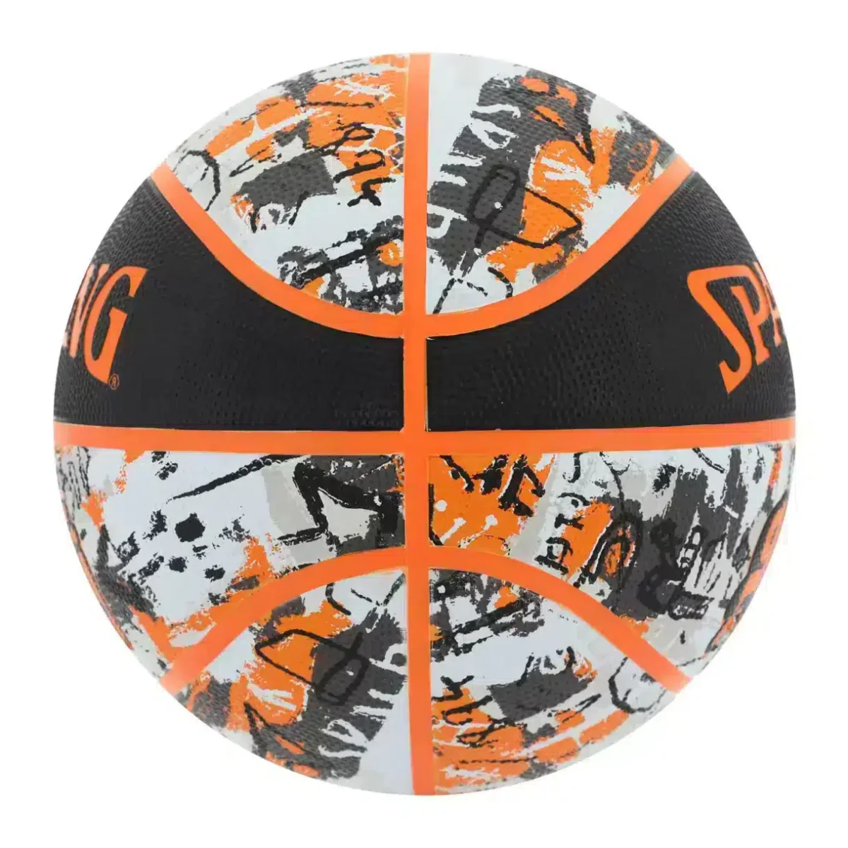 PELOTA DE BÁSKET SPALDING GRAFFITI NARANJA – #7 - Imagen 2