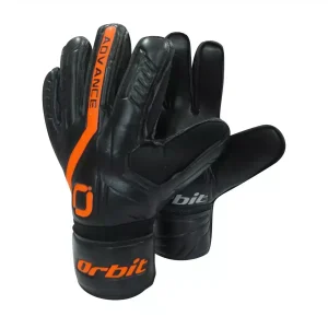 GUANTES DE ARQUERO FÚTBOL ORBIT ADVANCE – NEGRO/NARANJA