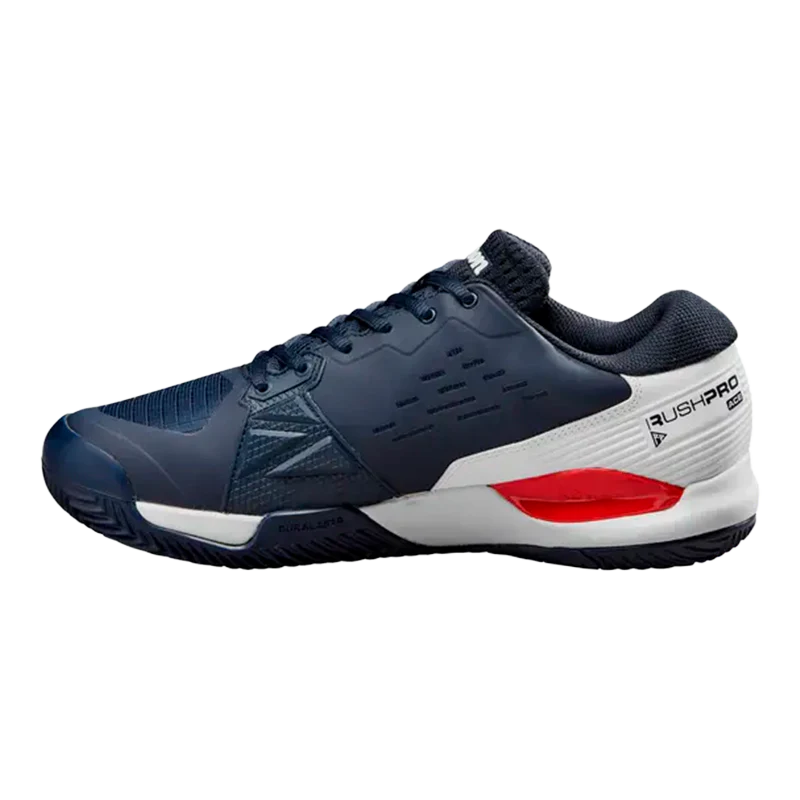 Zapatillas Wilson Rush Pro Ace Navy Blazer/White/Wilson Red 2025 - Imagen 2