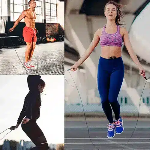 SOGA PARA SALTAR X-FIT CON MANGO ALUMINIO - Imagen 2